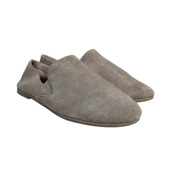 Lucky Brand Womens 8 Charsa 2 Tan Suede Slip On Loafer - Picture 1 of 10